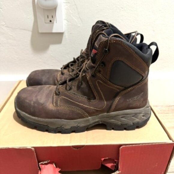 Red Wing Shoes Tru Hiker Men's Electrical Hazard Aluminum Toe #2205 (Dark Brown) - Picture 2 of 7